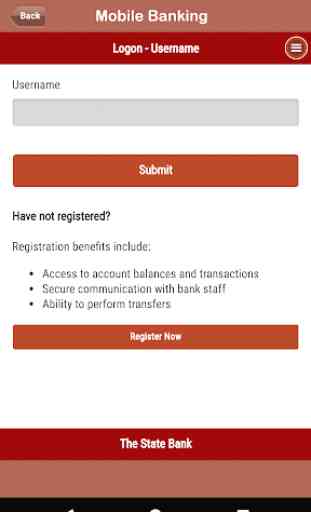 The State Bank Redi Mobile Banking 2