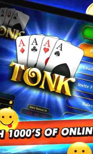 Tonk - Free Multiplayer Rummy Card game 1