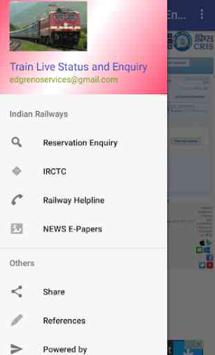 Train Live Status & Reservation Enquiry 2