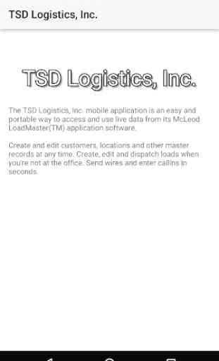 TSD Logistics, Inc. 2
