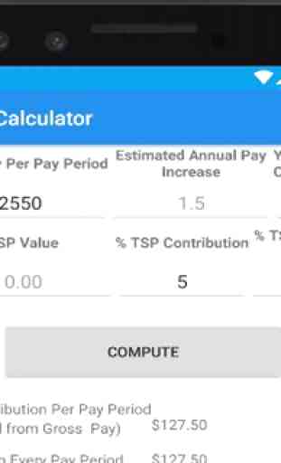 TSP Calculator Thrift Savings Plan 1