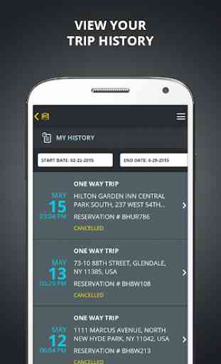 XYZ Ride - Luxury Mobile App 4