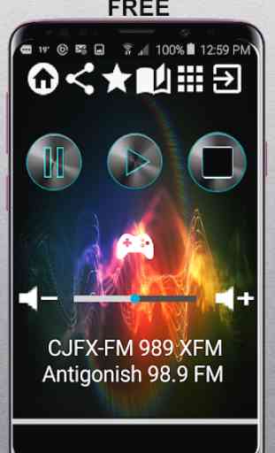 CJFX-FM 989 XFM Antigonish 98.9 FM CA App Radio Fr 1