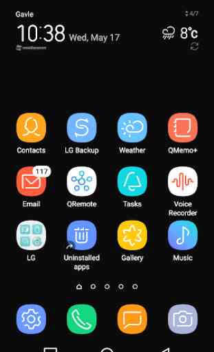 Dream UI High Contrast Theme for LG G6 G5 V30 V20 1