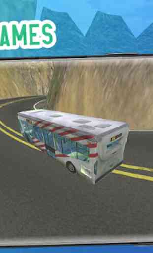 3D Bus Driver Simulator game - Bus Hill Climb 2