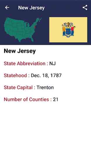 50 States : Abbreviation - Area code - Zip code 3