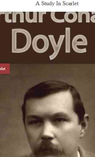 A Study in Scarlet, novel by  Arthur Conan Doyle. 1