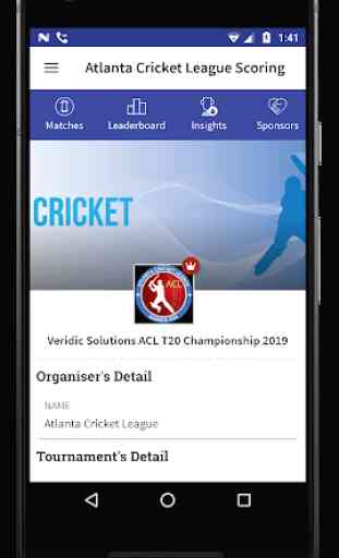 Atlanta Cricket League Scoring 3