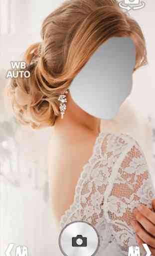 Bride Wedding Hairstyle Camera Photo Montage 1