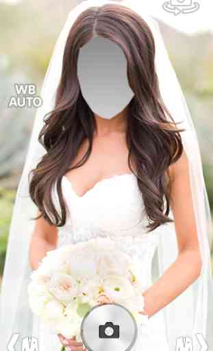 Bride Wedding Hairstyle Camera Photo Montage 2