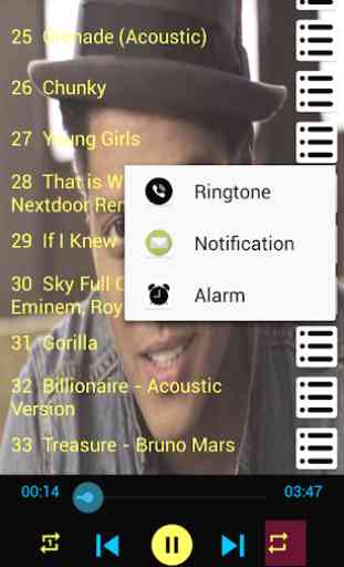 Bruno Mars songs offline-Ringtone 2