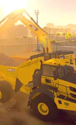 Building Construction Sim 3D - Excavator Driving 3
