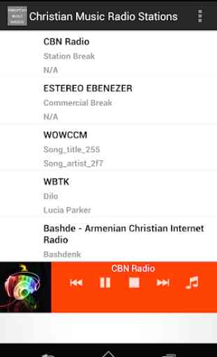 Christian Music Radio Stations 1