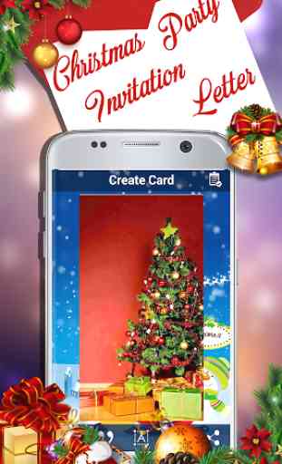 Christmas Party Invitation letter & Cards Maker 3