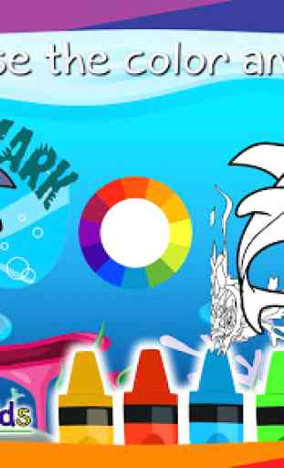Coloring Book Sharks 2