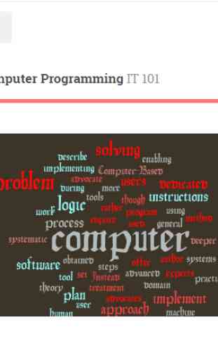 Computer Programming 1