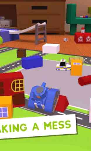 Crashy Bash Boom FREE - Toy Tank Game 4