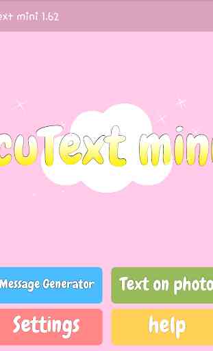 Cutext mini : text on photo, cute messages 1