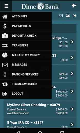 Dime Bank Mobile Banking 2