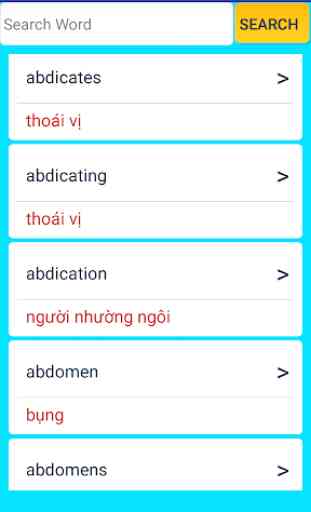 English To Vietnamese Dictionary 1