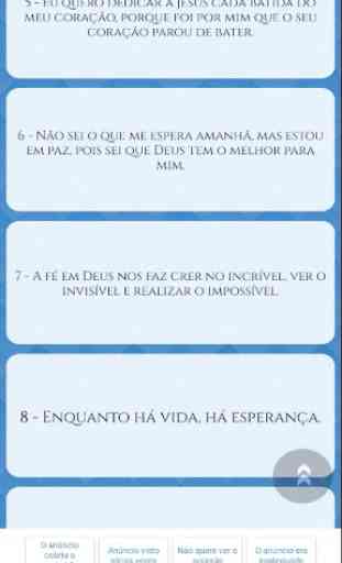 Frases de Deus - Frases abençoadas - Em português 2