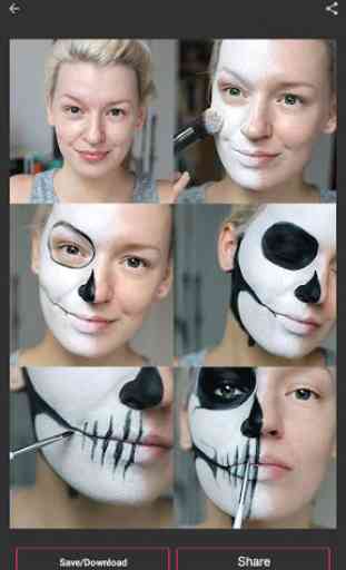Halloween Makeup ideas step by step 1