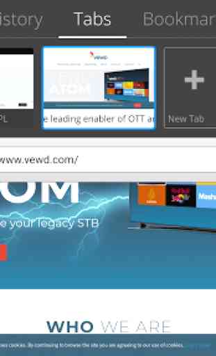 Internet Browser for Sony TV 1