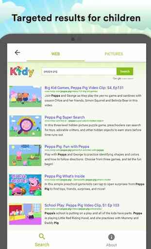 Kidy - Safe search engine for kids 4