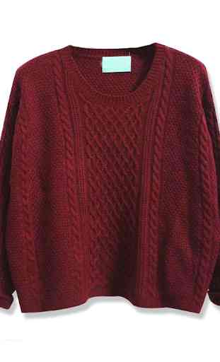 Knitted sweater women 3