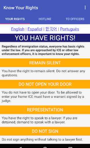 Know Your Rights 1