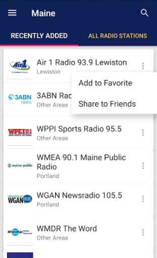 Maine Radio Stations - USA 2
