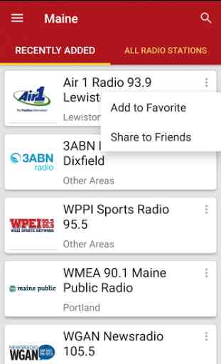 Maine Radio Stations - USA 2