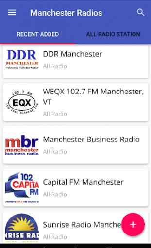 Manchester All Radio Stations 1