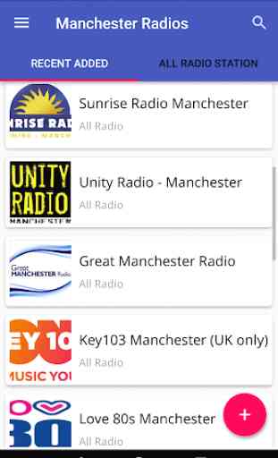 Manchester All Radio Stations 2