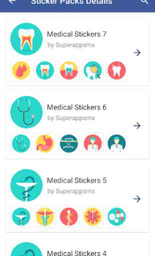 Medical stickers WAStickerapps 2