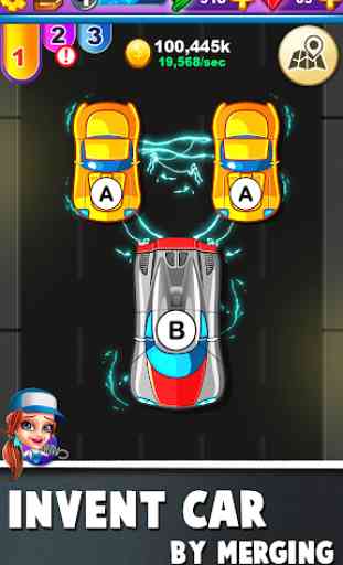 Merge Car Idle Tycoon -  Tap Clicker Merger Game 3
