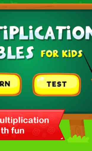 Multiplication Tables : Maths Games for Kids 1