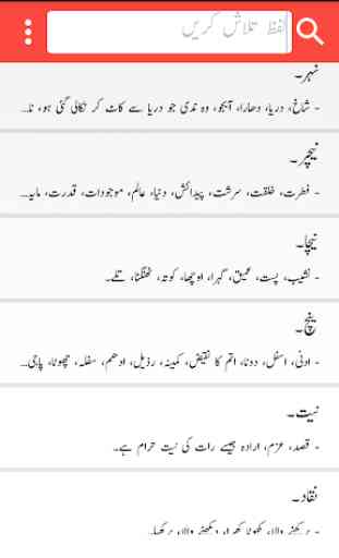 Offline Urdu Dictionary 1