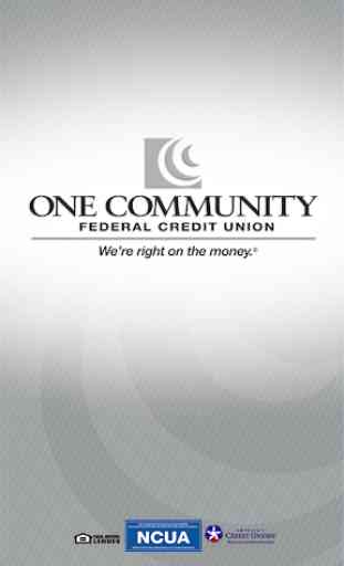 One Community Mobile Banking 1