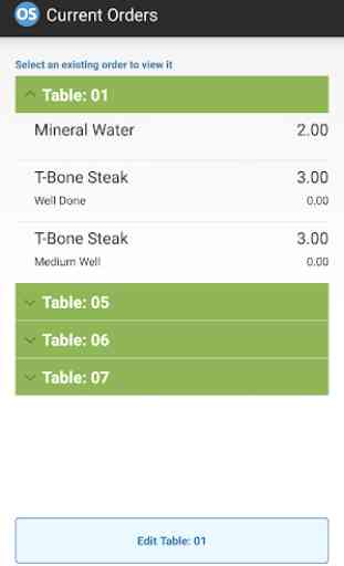 OrderServ Waiter App EPOS 3