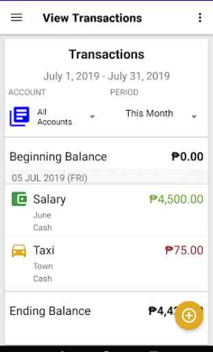 Pages Income Expense Manager 4