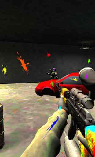 Paintball Shooting Battle - Army Gun Training 4