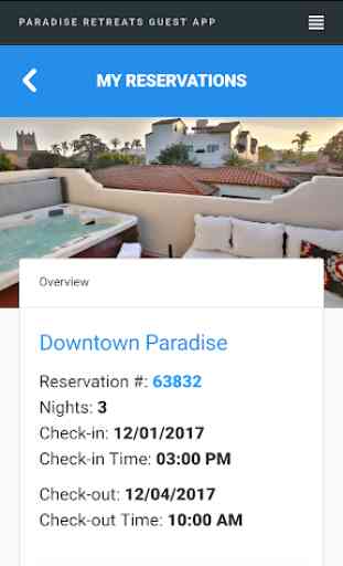 Paradise Retreats – Guest App 2