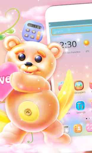 Pastel Adorable Teddy Bear Theme 1
