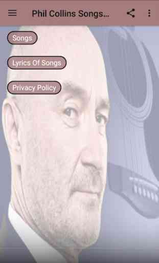 Phil Collins Songs & Lyrics 1