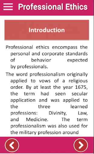 Professional Ethics - Students guide app 1