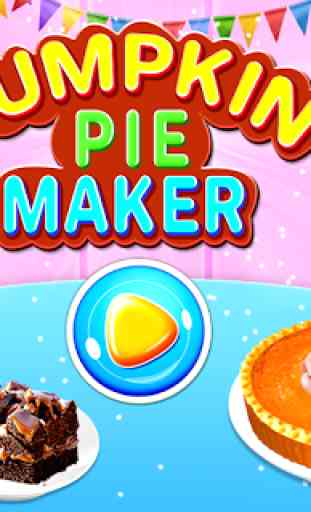 Pumpkin Pie Maker - Dessert Food Cooking Game 1