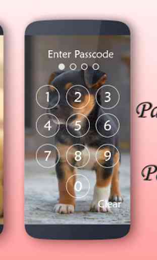 Puppy Lock Screen 4