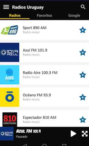 Radio Uruguay - Emisoras AM-FM 1