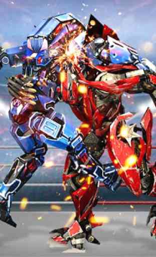 Robot vs Super hero - Robot Fighting Ring Battle 4